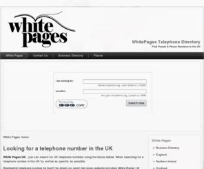 vppages uk|UK White Pages .